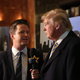 Billy Bush, then of Access Hollywood, interviews Donald Trump at the Celebrity Apprentice Red Carpet Event at Trump Tower in New York City on Jan. 20, 2015. (Rob Kim/Getty Images)